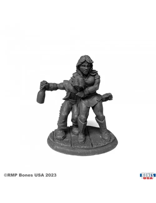 Bouncer And Rowdy Patron - Figurine Villageois / Townsfolk Reaper Miniatures 