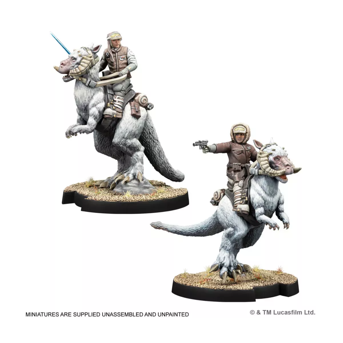 Star Wars : Légion - Captain Solo & Commander Skywalker on Tauntauns - Extension d'Unité 