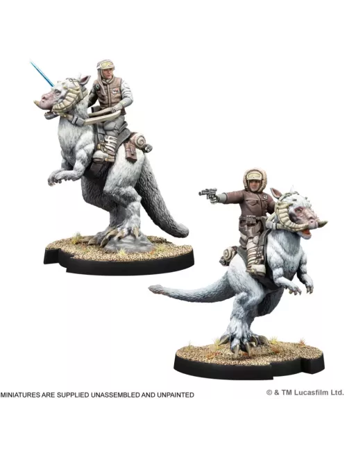 Star Wars : Légion - Captain Solo & Commander Skywalker on Tauntauns - Extension d'Unité 