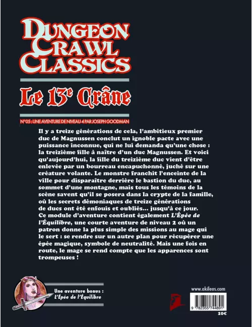 Dungeon Crawl Classics - Numéro 5 : Le 13e Crâne 
