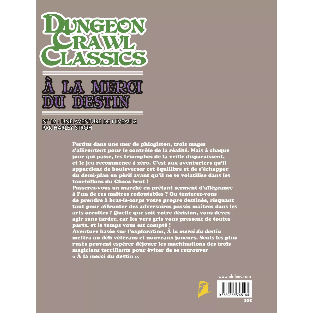 Dungeon Crawl Classics - Numéro 12 : À la Merci du Destin