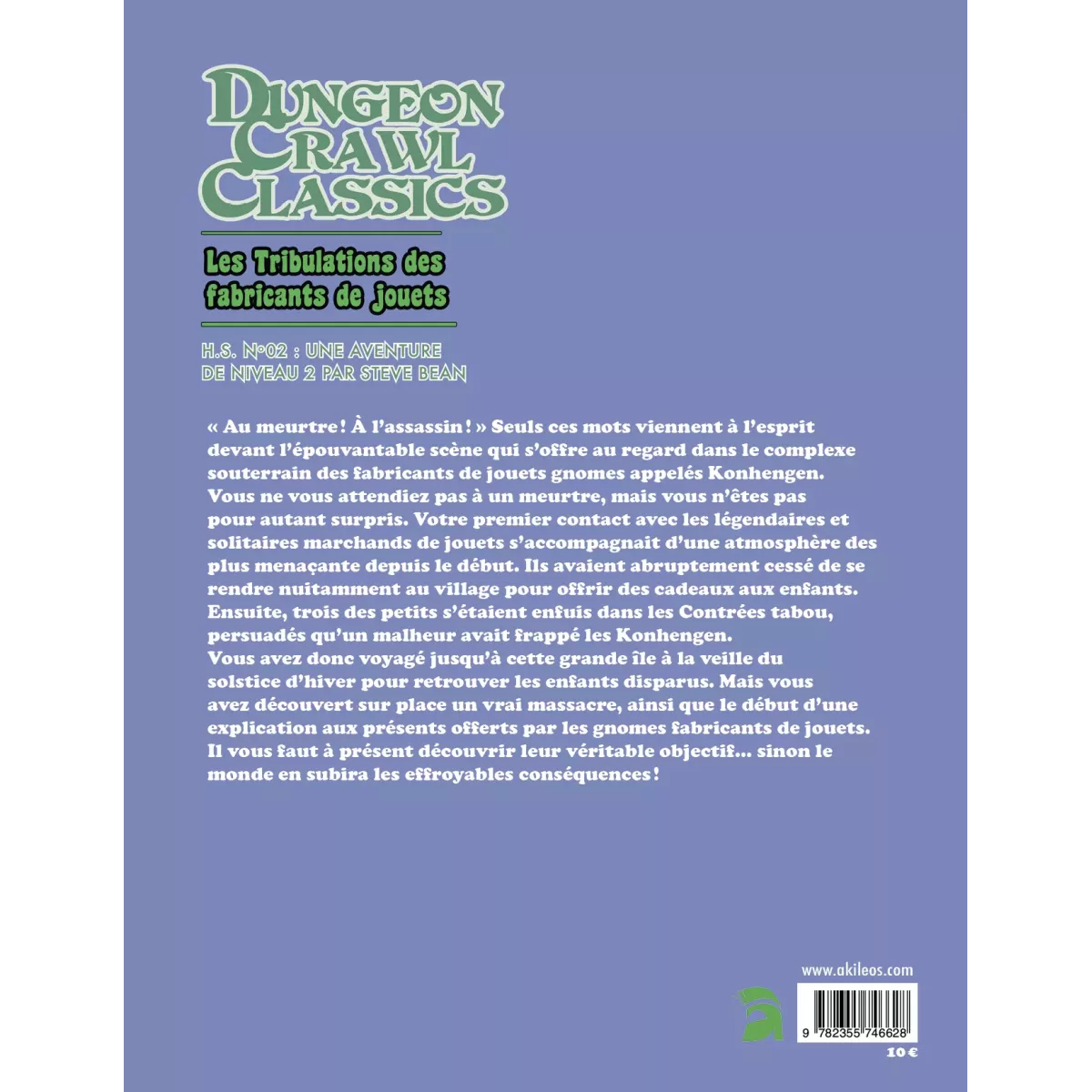 Dungeon Crawl Classics - Hors-Série Numéro 2 : Les Tribulations des Fabricants de Jouets 