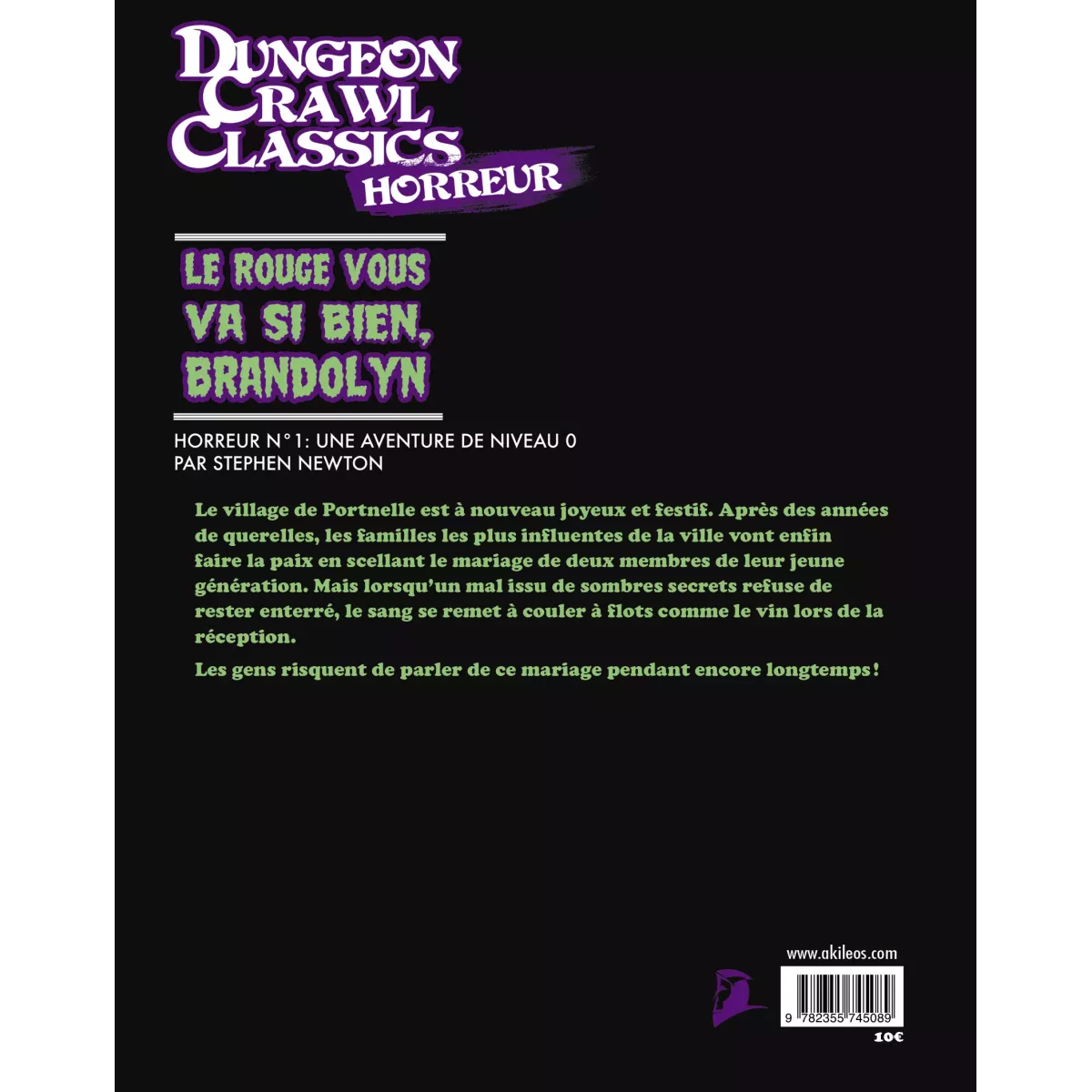 Dungeon Crawl Classics - Horreur Numéro 1 : Le Rouge vous va si bien, Brandolyn 