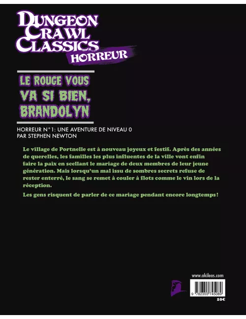 Dungeon Crawl Classics - Horreur Numéro 1 : Le Rouge vous va si bien, Brandolyn 