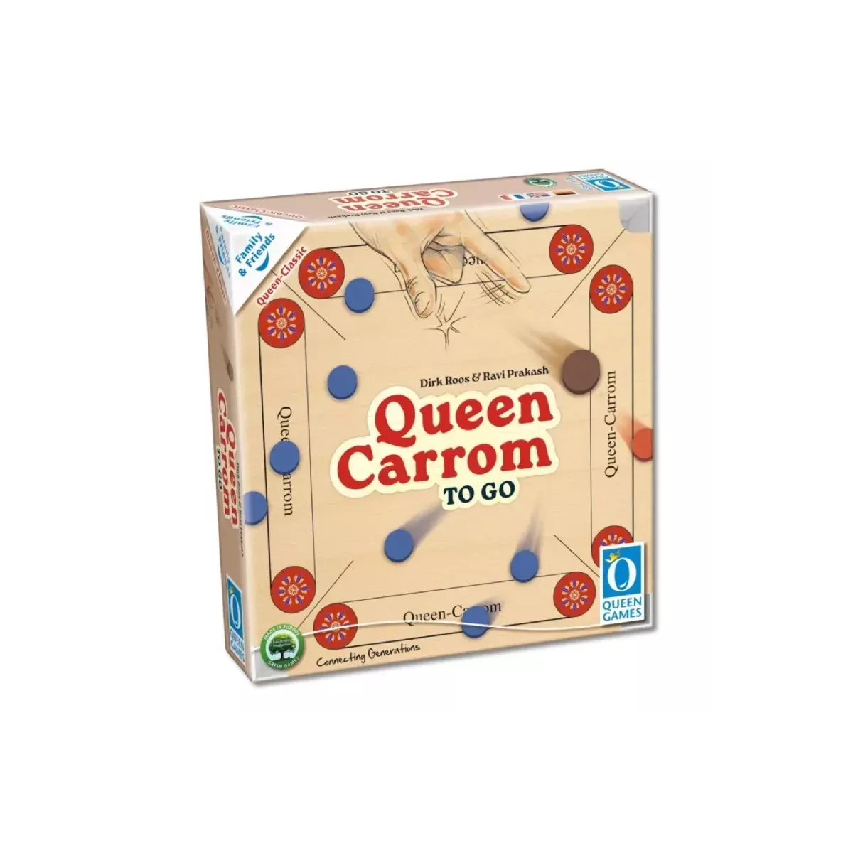 Queen Carrom to Go 