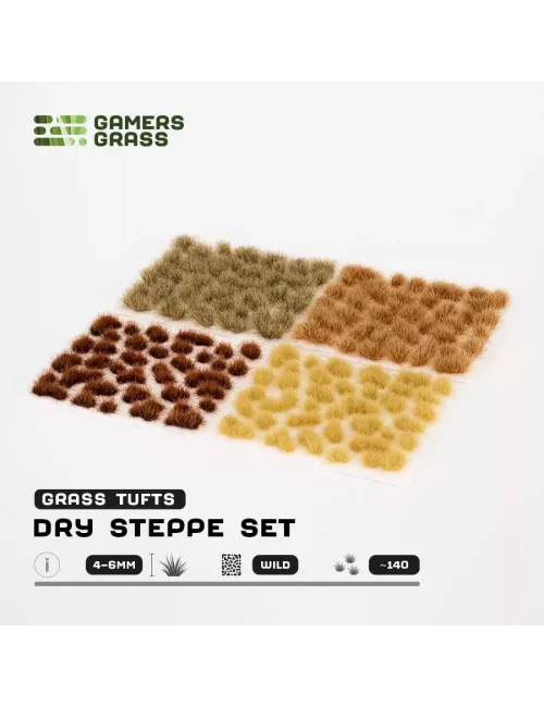 Grass Tuft - Set : Dry Steppe - Gamers Grass 
