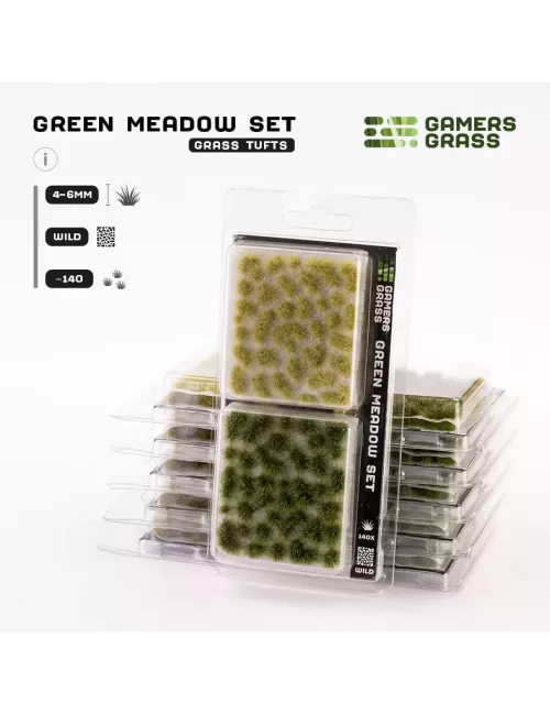 Grass Tuft - Set : Green Meadow - Gamers Grass 