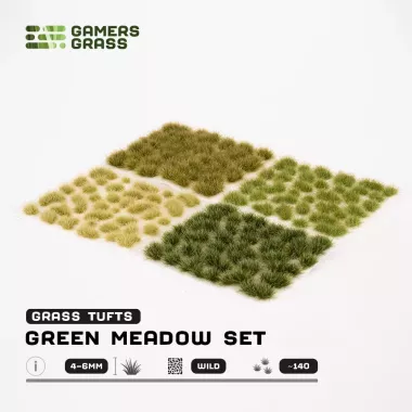 Grass Tuft - Set : Green Meadow - Gamers Grass 