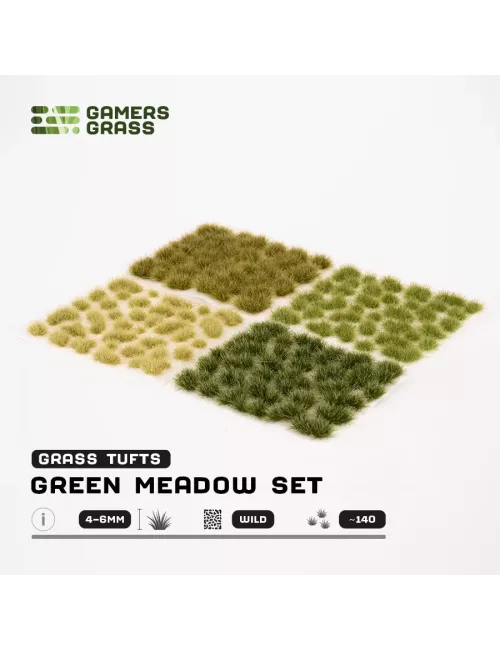Grass Tuft - Set : Green Meadow - Gamers Grass 
