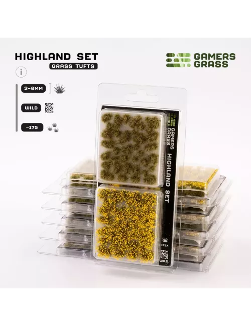 Grass Tuft - Set : Highland Tuft - Gamers Grass 