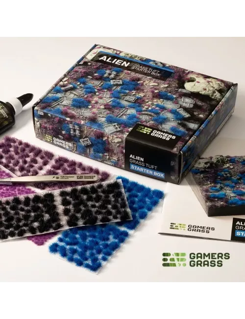 Grass Tuft - Starter Box : Alien Grass - Gamers Grass 