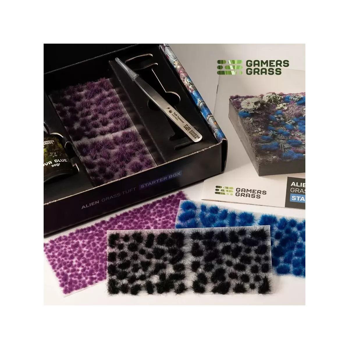Grass Tuft - Starter Box : Alien Grass - Gamers Grass 