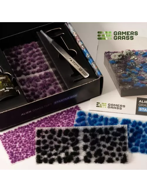 Grass Tuft - Starter Box : Alien Grass - Gamers Grass 