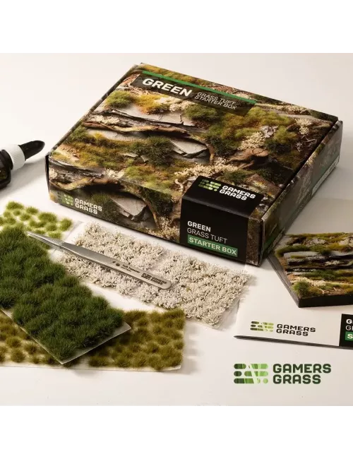 Grass Tuft - Starter Box : Green Grass - Gamers Grass 