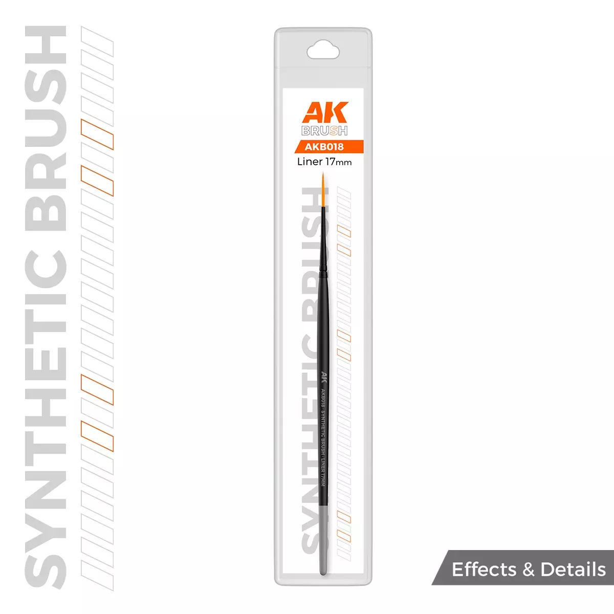 AK Synthetic Brush Liner 17mm 