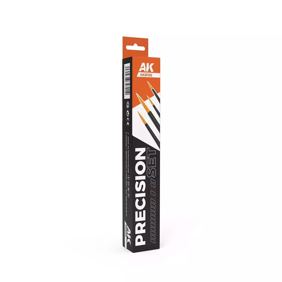 AK Synthetic Brush Precision Set 