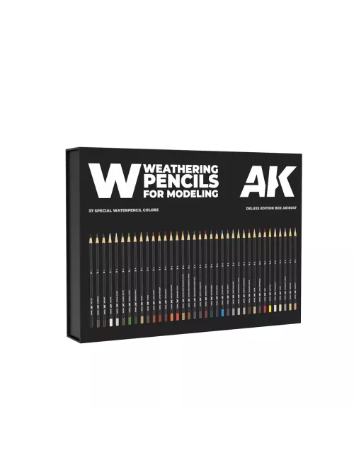 Weathering Watercolor Pencils Set : Deluxe Edition Box - AK Interactive 