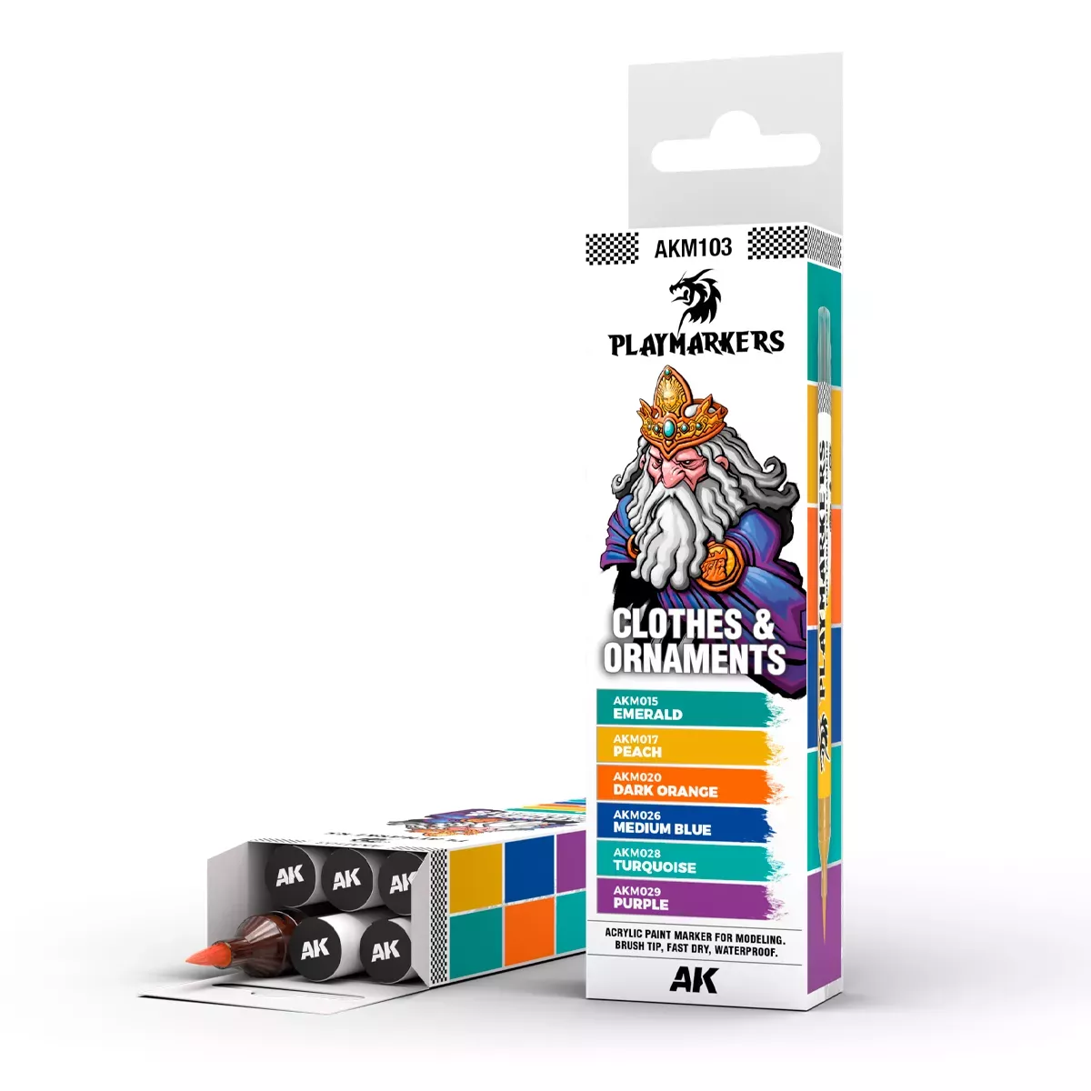 Playmarkers Set : Clothes & Ornaments - AK Interactive 