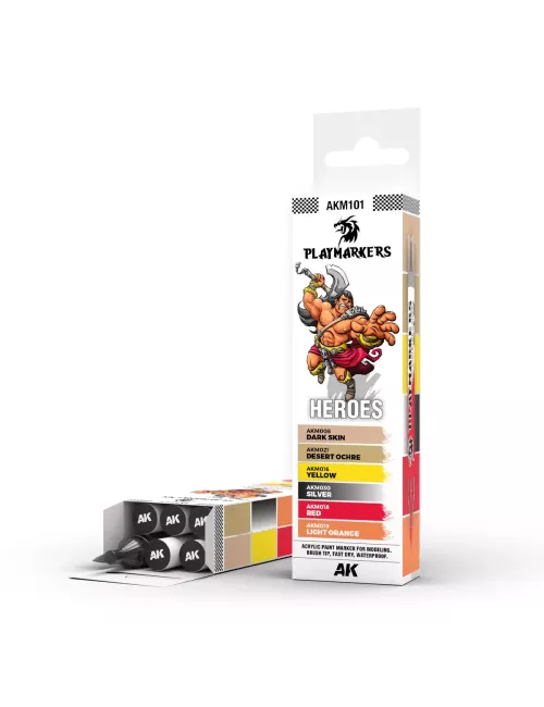 Playmarkers Set : Heroes - AK Interactive 