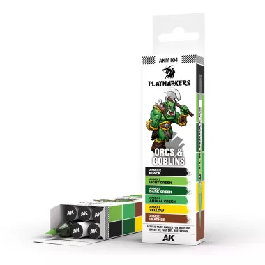 Playmarkers Set  : Orcs & Goblins - AK Interactive 