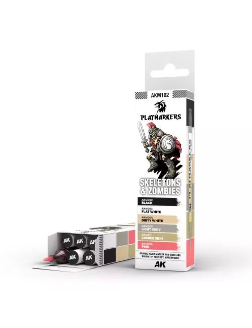 Playmarkers Set : Skeletons & Zombies - AK Interactive 