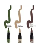 Real Colors Markers Set : Late German AFV Camo Colors - AK Interactive 