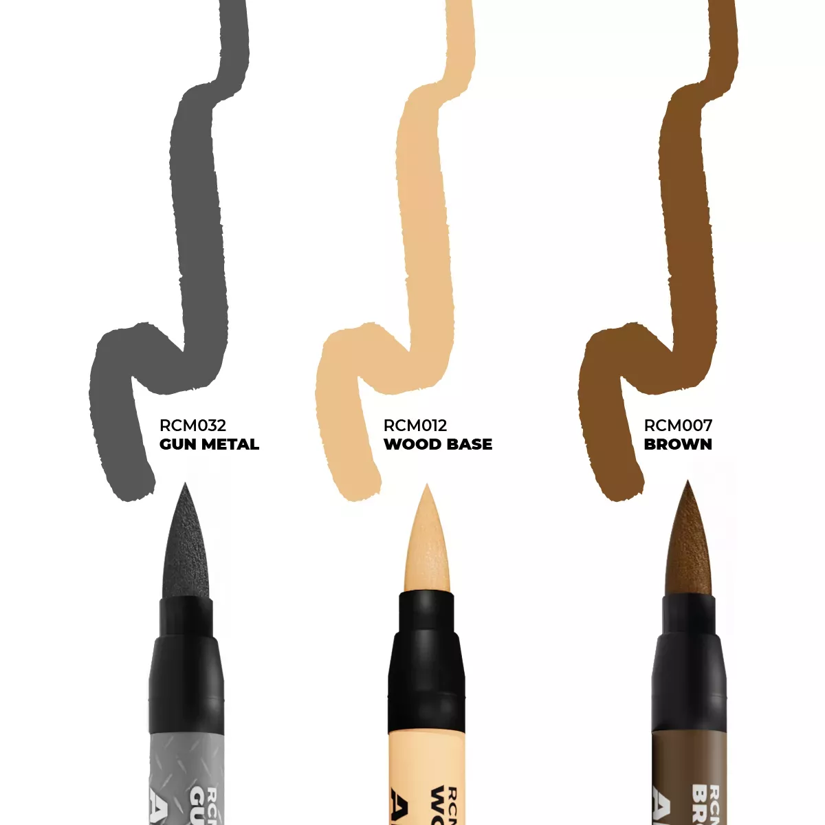 Real Colors Markers Set : Tools - AK Interactive 