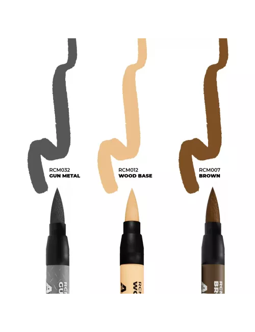 Real Colors Markers Set : Tools - AK Interactive 