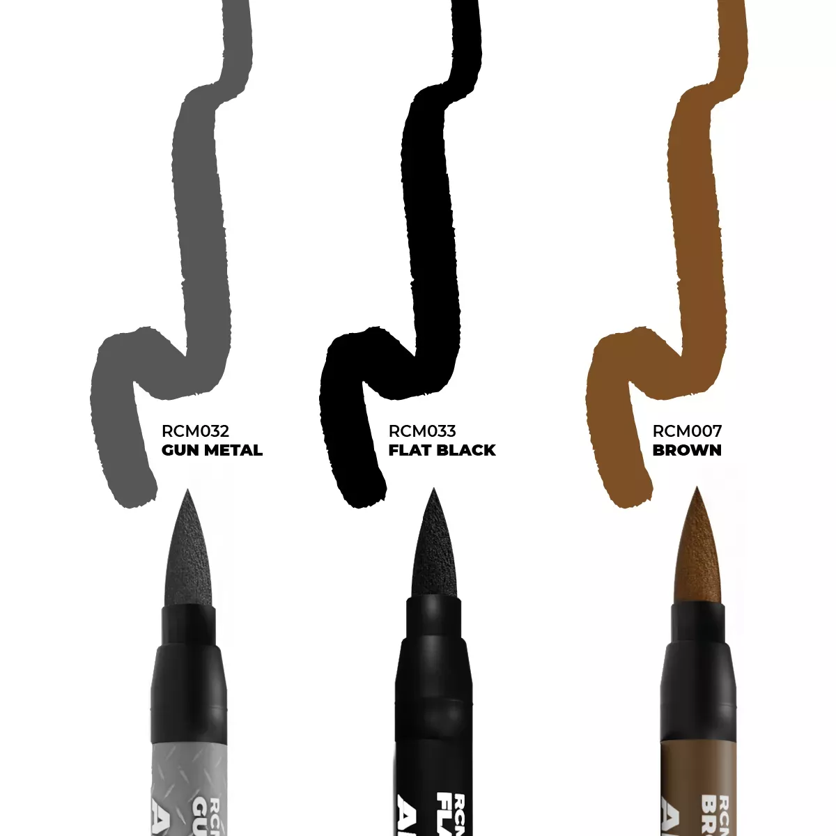 Real Colors Markers Set : Weapons - AK Interactive 