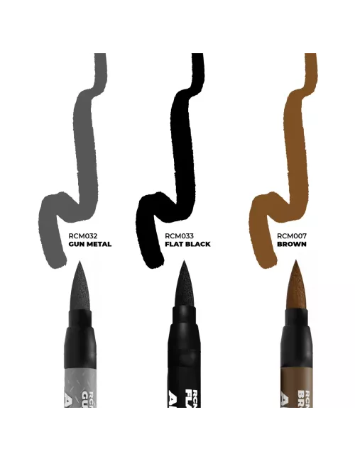 Real Colors Markers Set : Weapons - AK Interactive 