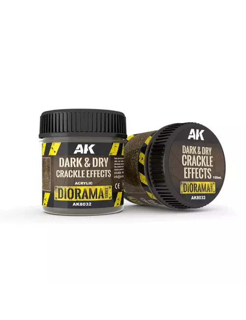 Dark & Dry Crackle Effects - Diorama Series AK Interactive 