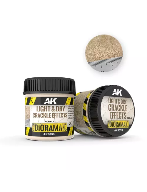 Light & Dry Crackle Effects - Diorama Series AK Interactive 