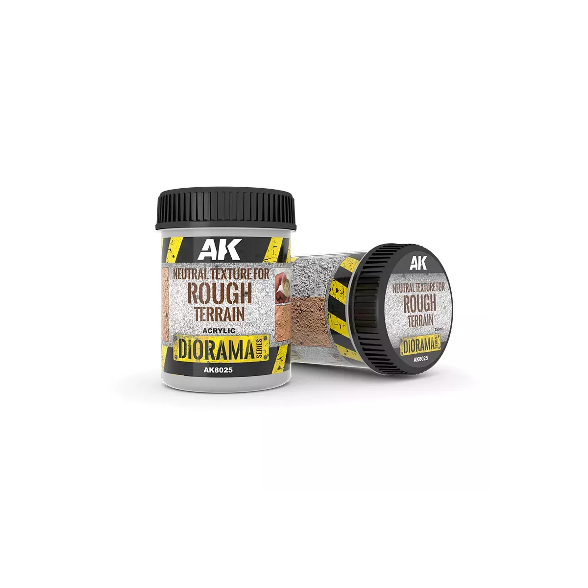 Neutral Texture for Rough Terrain Acrylic - Diorama Series AK Interactive 