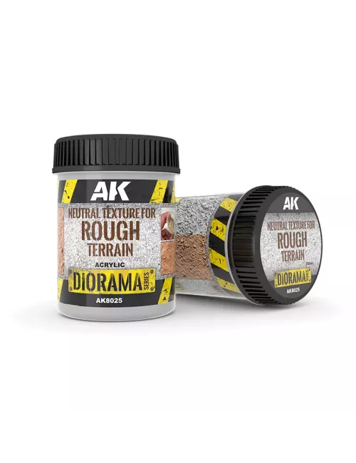 Neutral Texture for Rough Terrain Acrylic - Diorama Series AK Interactive 