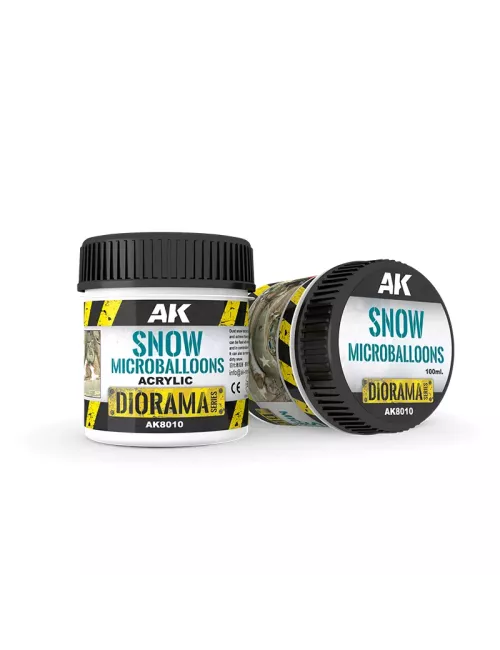 Snow Microballoons Acrylic - Diorama Series AK Interactive 