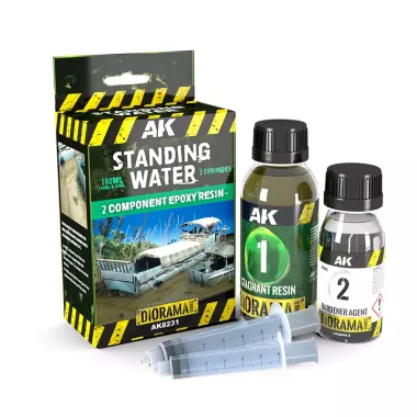 Standing Water - 2 Component Epoxy Resin - Diorama Series AK Interactive 