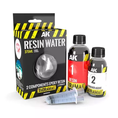 Resin Water - 2 Component Epoxy Resin 375ml - Diorama Series AK Interactive - Peinture & Modélisme - Ludum.fr
