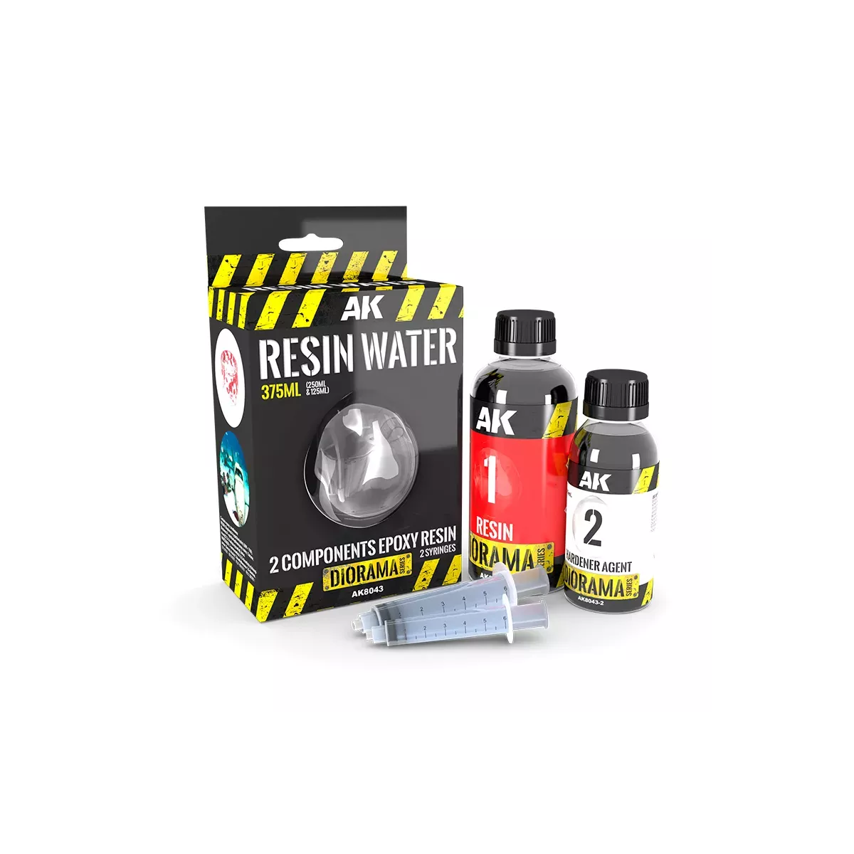 Resin Water - 2 Component Epoxy Resin 375ml - Diorama Series AK Interactive - Peinture & Modélisme - Ludum.fr