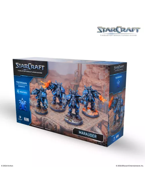 StarCraft - Tabletop Miniatures Game - Marauder - Terran Expansion Set - Version Anglaise 