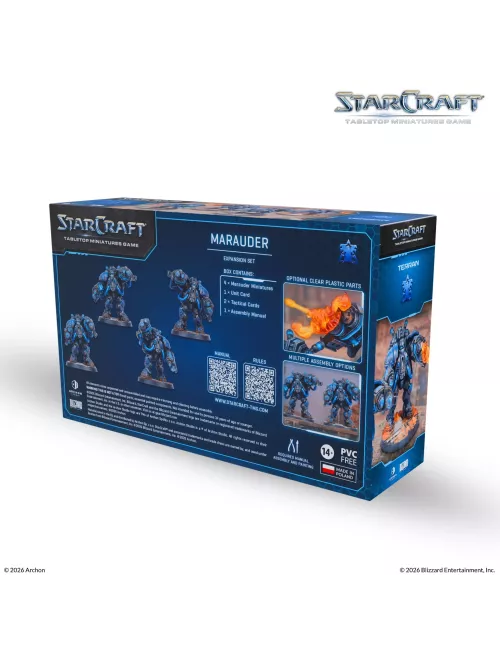 StarCraft - Tabletop Miniatures Game - Marauder - Terran Expansion Set - Version Anglaise 