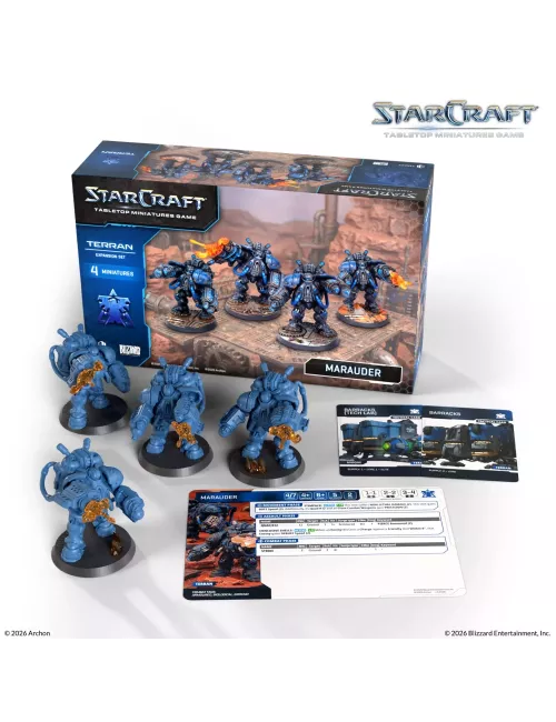 StarCraft - Tabletop Miniatures Game - Marauder - Terran Expansion Set - Version Anglaise 