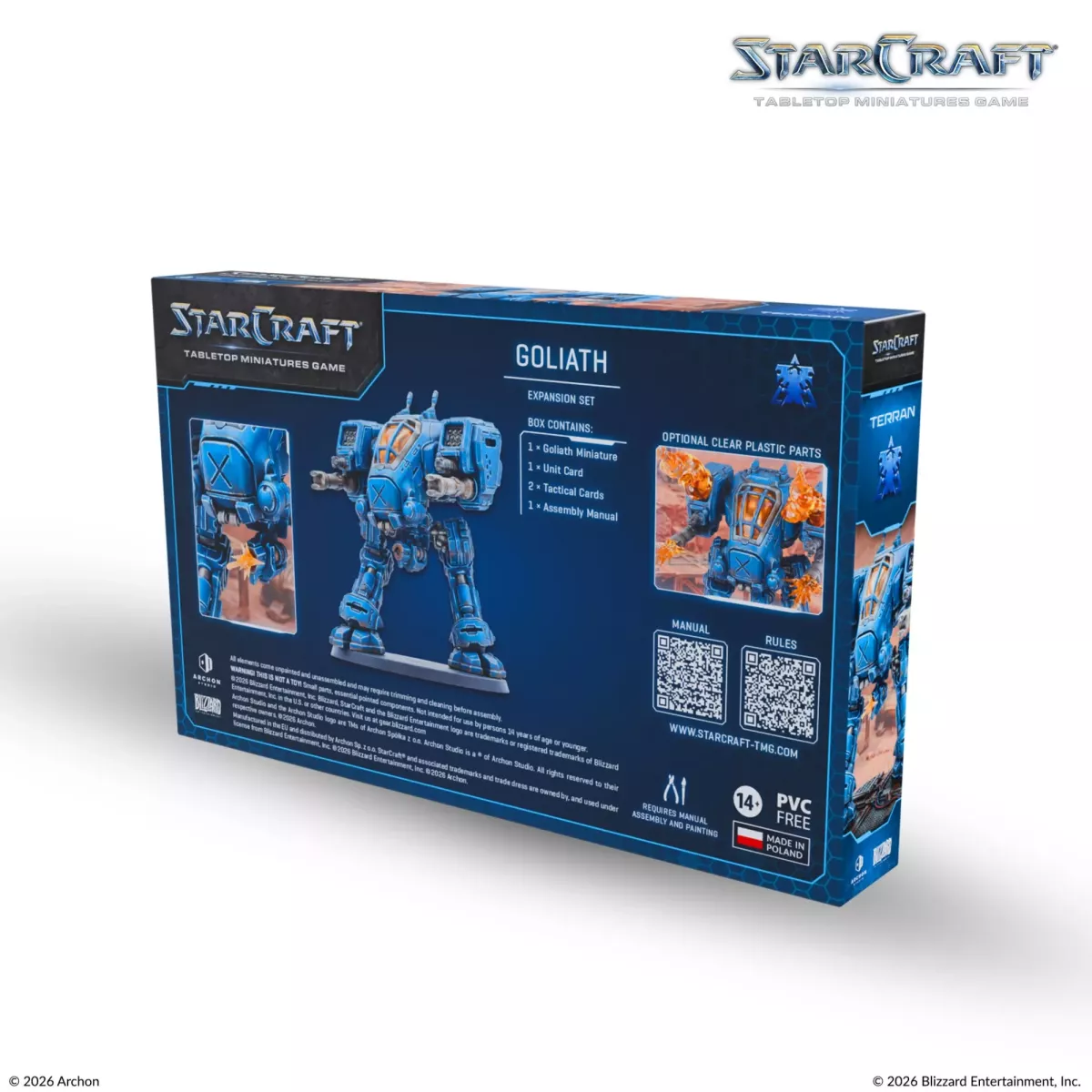 StarCraft - Tabletop Miniatures Game - Goliath - Terran Expansion Set - Version Anglaise 