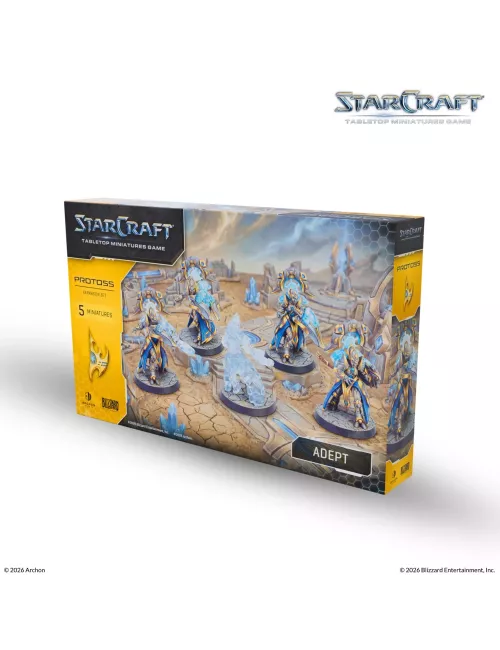 StarCraft - Tabletop Miniatures Game - Adept - Protoss Expansion Set - Version Anglaise 