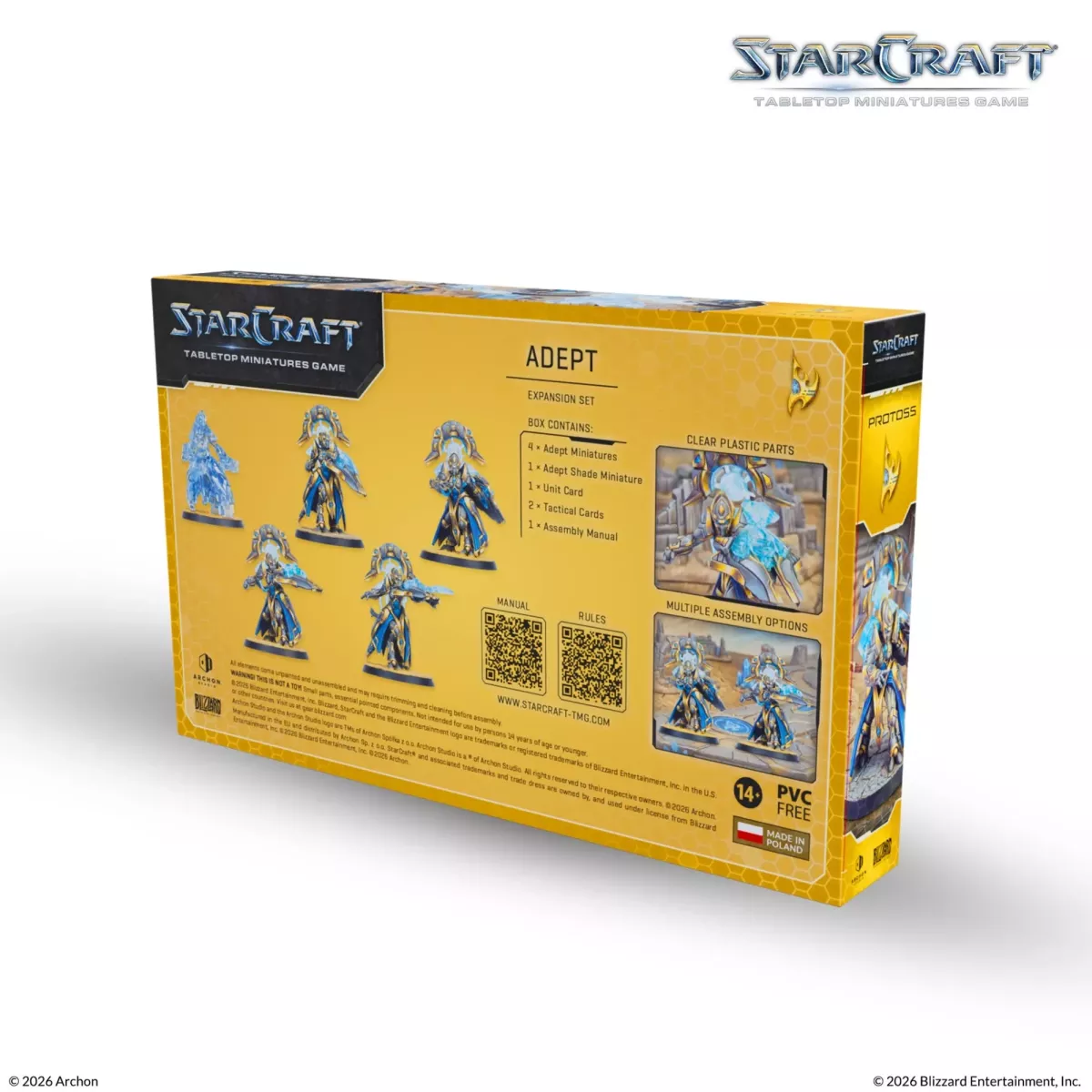 StarCraft - Tabletop Miniatures Game - Adept - Protoss Expansion Set - Version Anglaise 