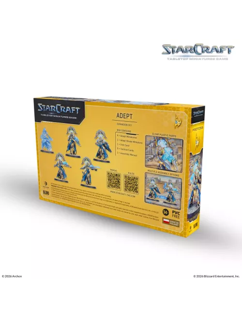 StarCraft - Tabletop Miniatures Game - Adept - Protoss Expansion Set - Version Anglaise 