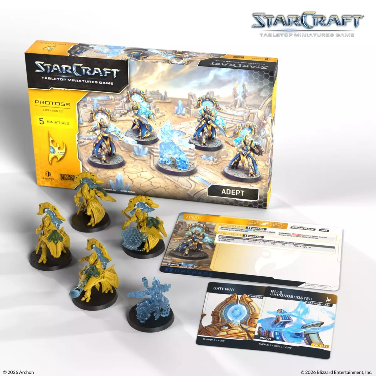 StarCraft - Tabletop Miniatures Game - Adept - Protoss Expansion Set - Version Anglaise 
