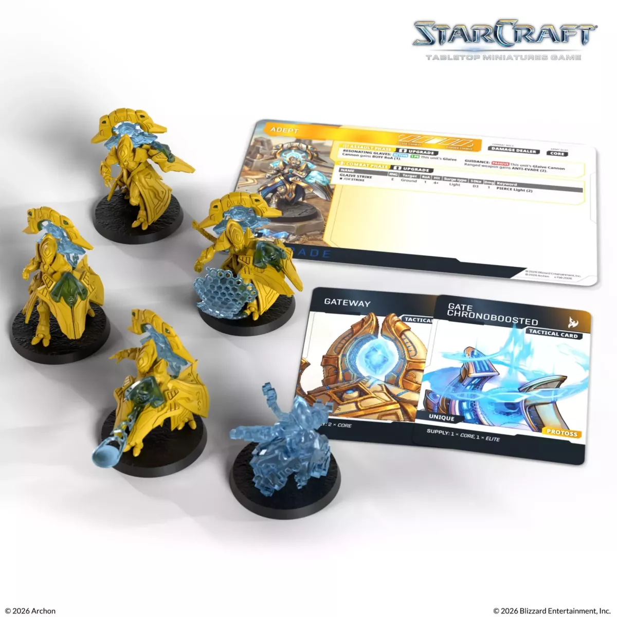StarCraft - Tabletop Miniatures Game - Adept - Protoss Expansion Set - Version Anglaise 
