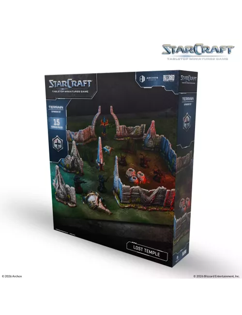 StarCraft - Tabletop Miniatures Game - Lost Temple - Terrain Expansion Set - Version Anglaise 