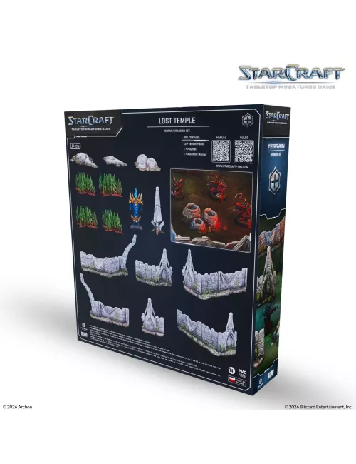 StarCraft - Tabletop Miniatures Game - Lost Temple - Terrain Expansion Set - Version Anglaise 