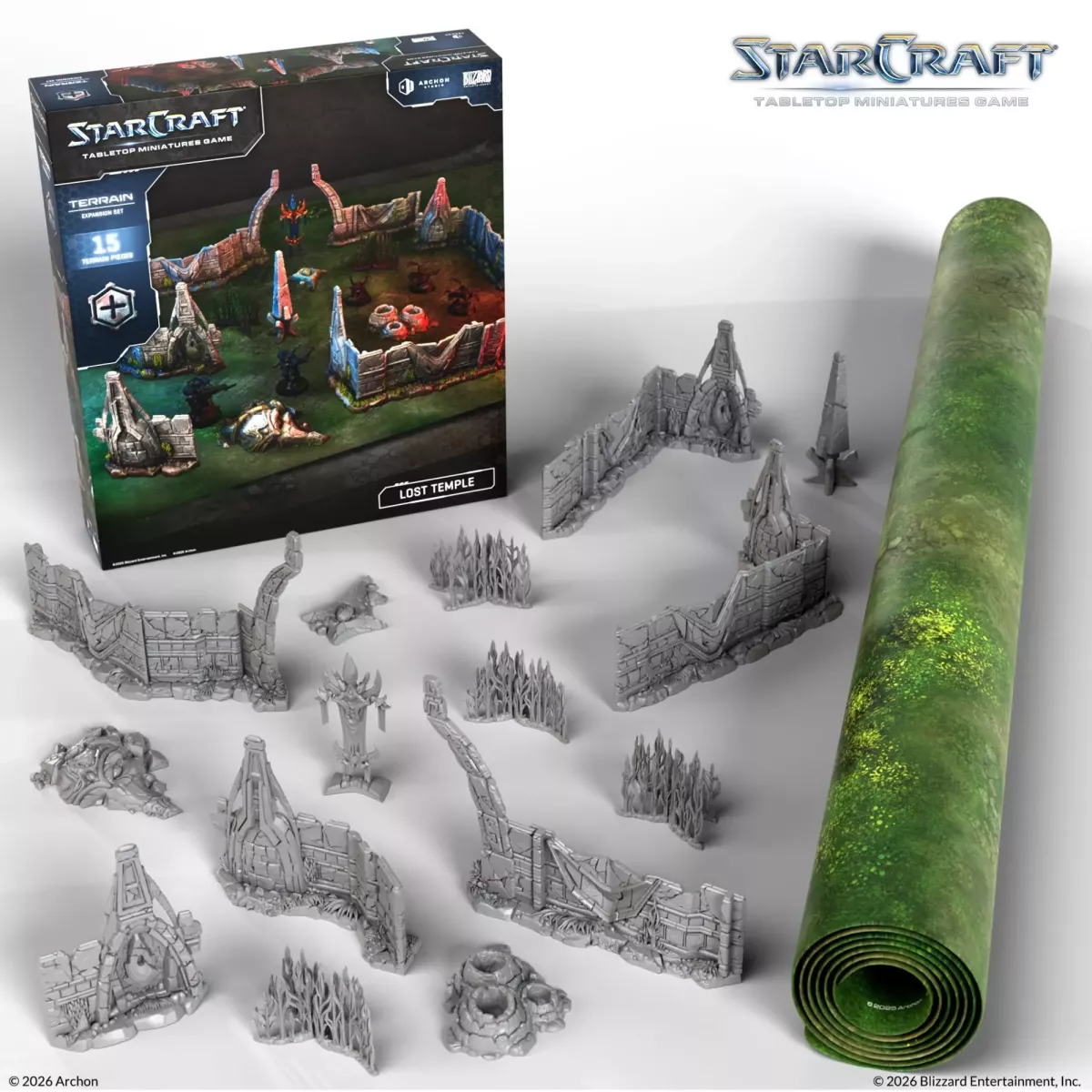 StarCraft - Tabletop Miniatures Game - Lost Temple - Terrain Expansion Set - Version Anglaise 